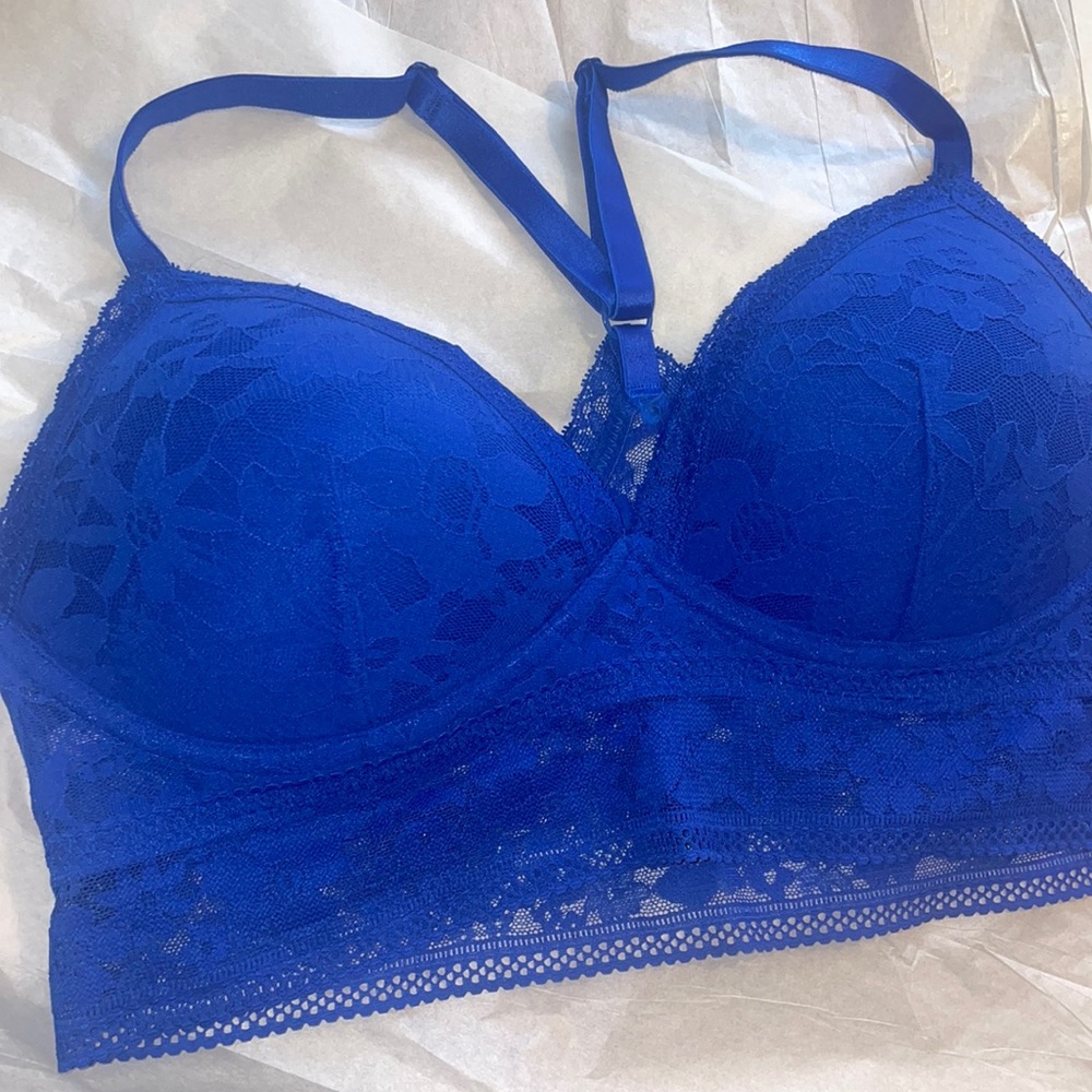 Royal blue victoria secret lace  bralette